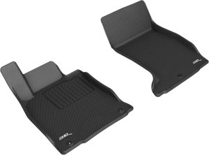 Genesis G70 Floor Mats - Front - 3D MAXpider - KAGU Series - Black - `19-`23